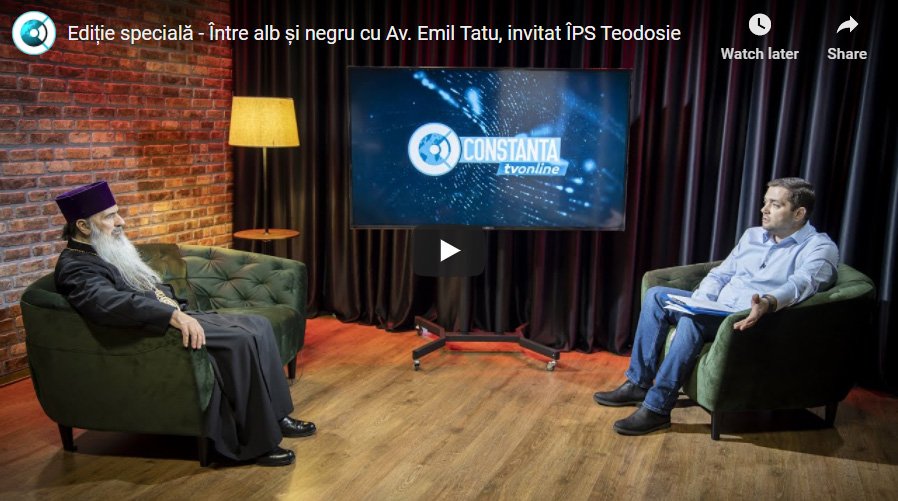 Ediție specială – Între alb și negru – cu Emil Tatu