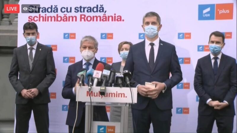 USR PLUS strânge semnături pentru moțiunea de cenzură împotriva lui Florin Cîțu: Îi invităm alături de noi pe toți parlamentarii responsabili și interesați ca această criză politică declanșată de un prim-ministru iresponsabil să dureze cât mai puțin