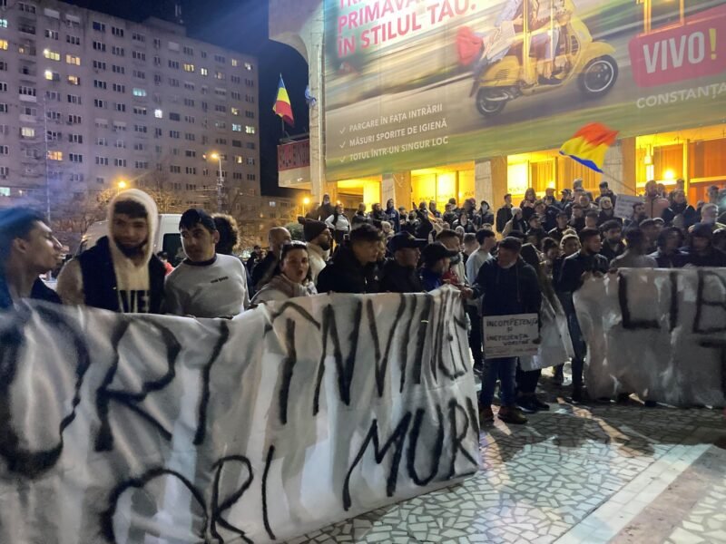 Protest Constanța: 157 de amenzi în valoare de peste 82.000 de lei, aplicate de jandarmii constănțeni