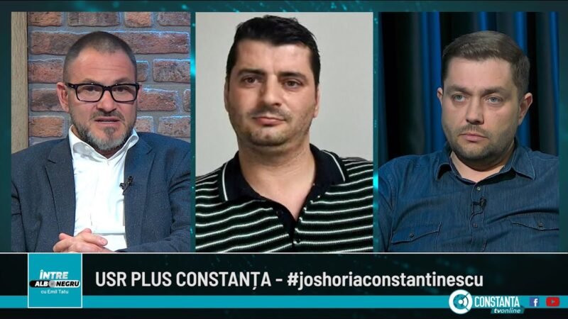 Dezbatere între Horia Constantinescu și USR PLUS Constanța – Între alb și negru cu Emil Tatu