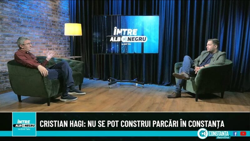 Jurnalistul constănțean, Cristian Hagi – invitatul lui Emil Tatu la “Între alb și negru”