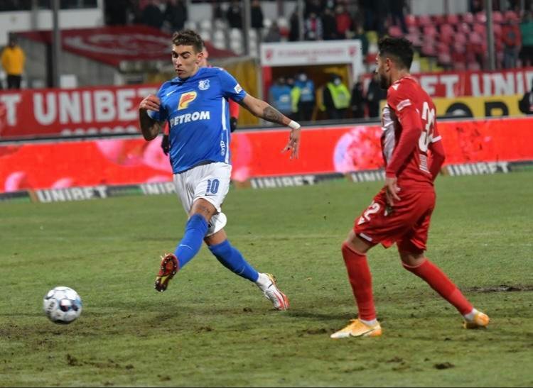 Dinamo – Farul 0-2. Echipa lui Gheorghe Hagi termină 2021 pe loc de play-off