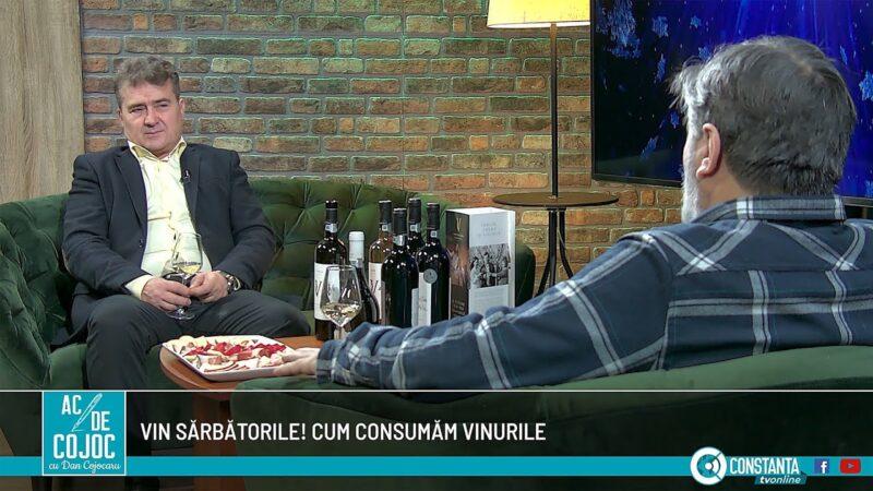 Vin sărbătorile! Să învățăm să asortăm mâncărurile cu vinul la „Ac de cojoc” cu Dan Cojocaru