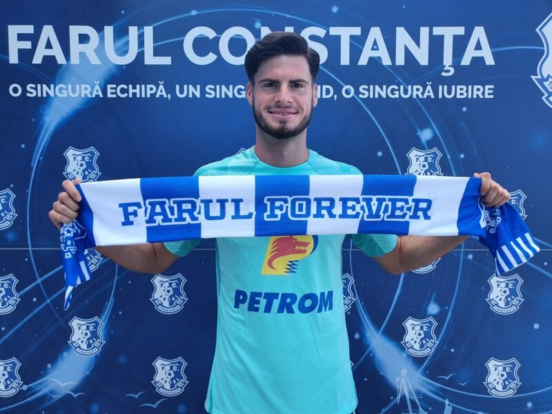 Tudor Băluță a semnat cu Farul Constanța un contract pentru următorii doi ani