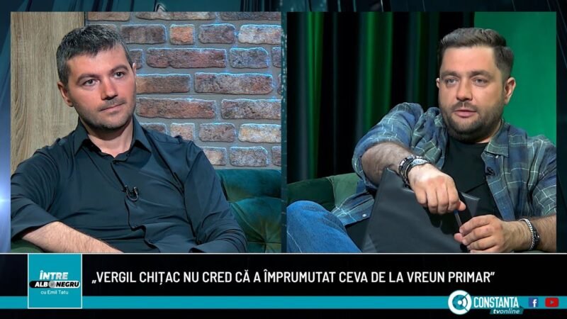 George Scupra, primarul orașului Ovidiu, la „Între alb și negru” cu Emil Tatu