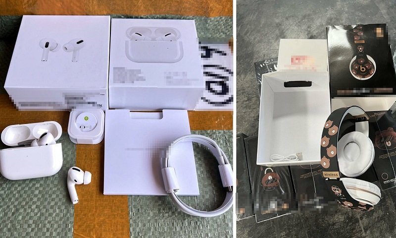 Accesorii pentru telefoane mobile, posibil contrafăcute, depistate în Portul Constanța
