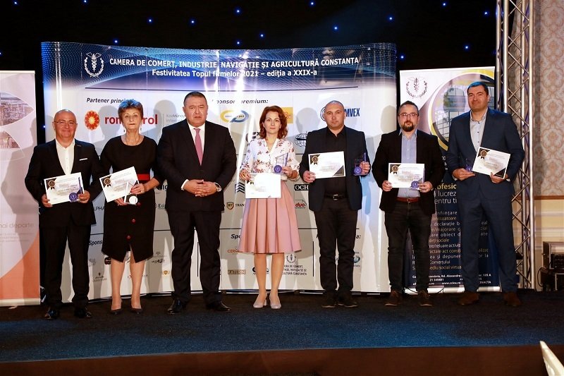 Camera de Comerţ, Industrie, Navigație și Agricultură Constanța a premiat excelența în afaceri la Topul Județean al firmelor din Județul Constanța