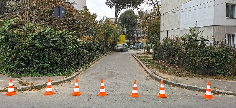 Restricții de trafic pe Aleea Topolog