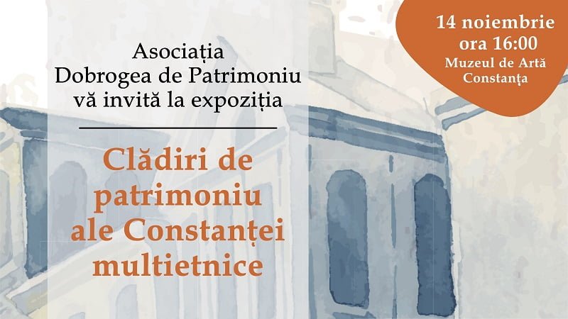 ”Clădiri de patrimoniu ale Constanței multietnice” – Expoziție de grafică de Ziua Dobrogei