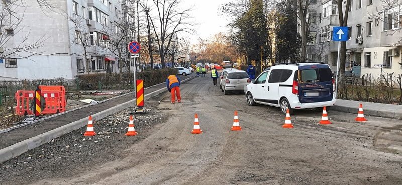 Restricții de trafic. Se asfaltează strada Sergent Nicolae Grindeanu