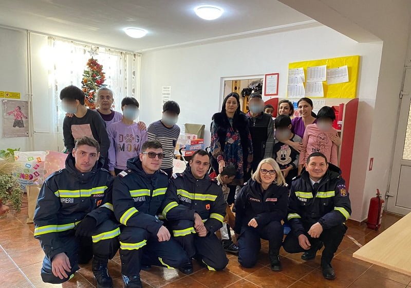 Credem în Moș Crăciun – campanie pentru adulții și copiii cu dizabilități din două centre de protecție specială desfășurată de ISU Dobrogea