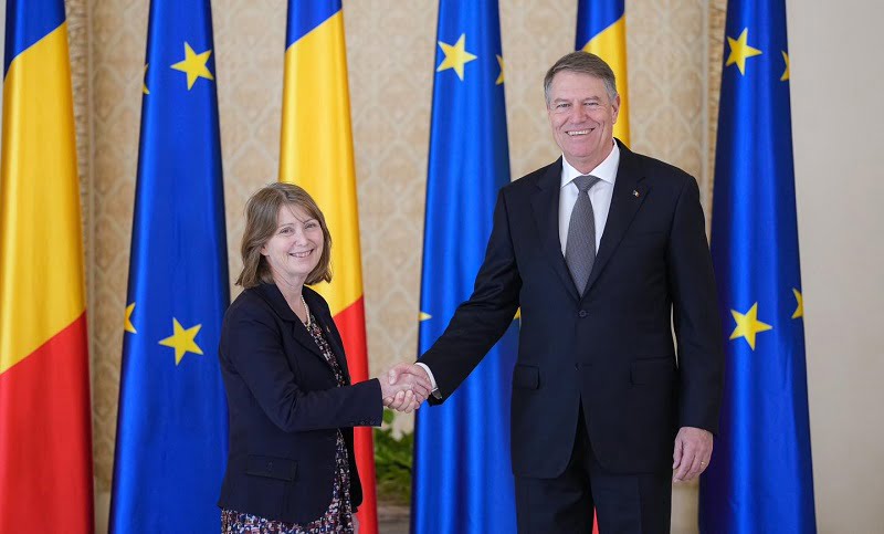 Kathleen Kavalec, Ambasadorul SUA în România, s-a întâlnit cu Președintele României, Klaus Iohannis