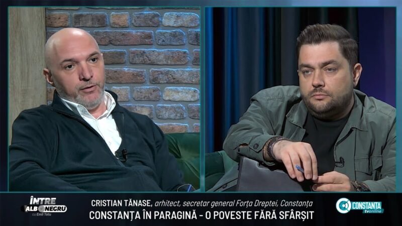 Constanța în paragină – O poveste fără sfârșit! la „Între alb și negru” cu Emil Tatu