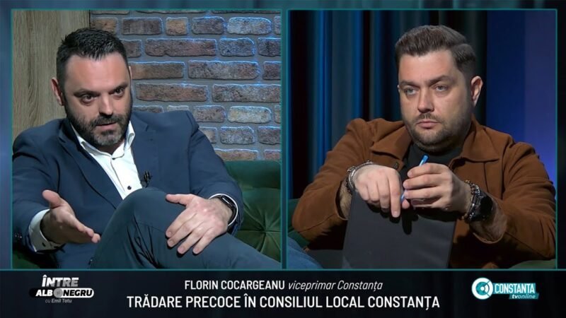 Trădare precoce în Consiliul Local Constanța, la „Între alb și negru” cu Emil Tatu