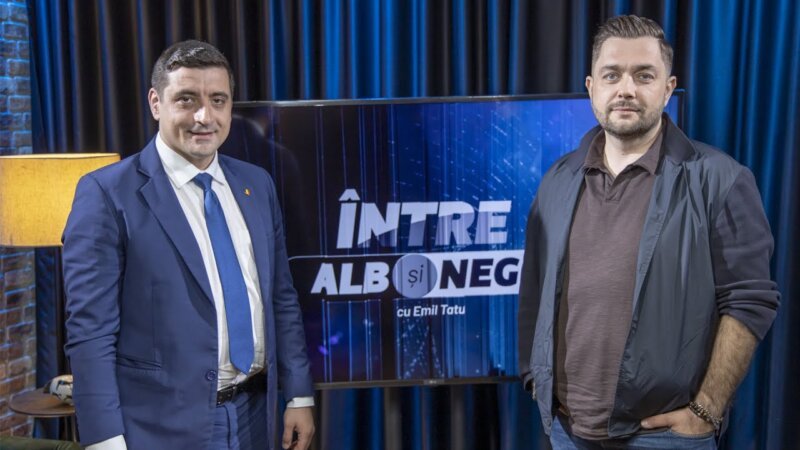 Președintele AUR, George Simion în exclusivitate la „Între alb și negru” cu Emil Tatu