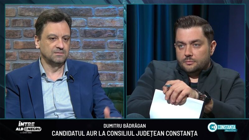 Candidatul AUR la Consiliul Județean Constanța, la „Între alb și negru” cu Emil Tatu
