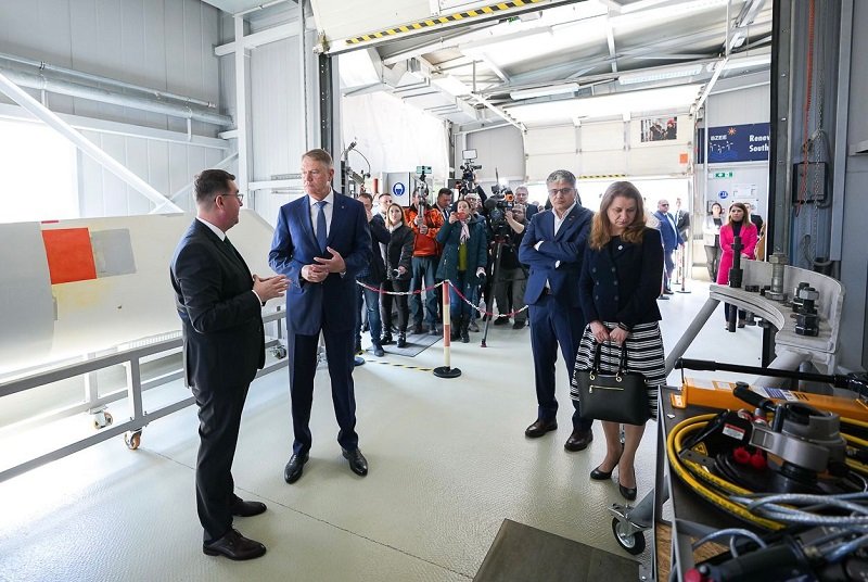 Ministrul Marcel Boloș, în vizită de lucru la Constanța, la RESS – Renewable Energy School of Skills, alături de președintele Klaus Iohannis