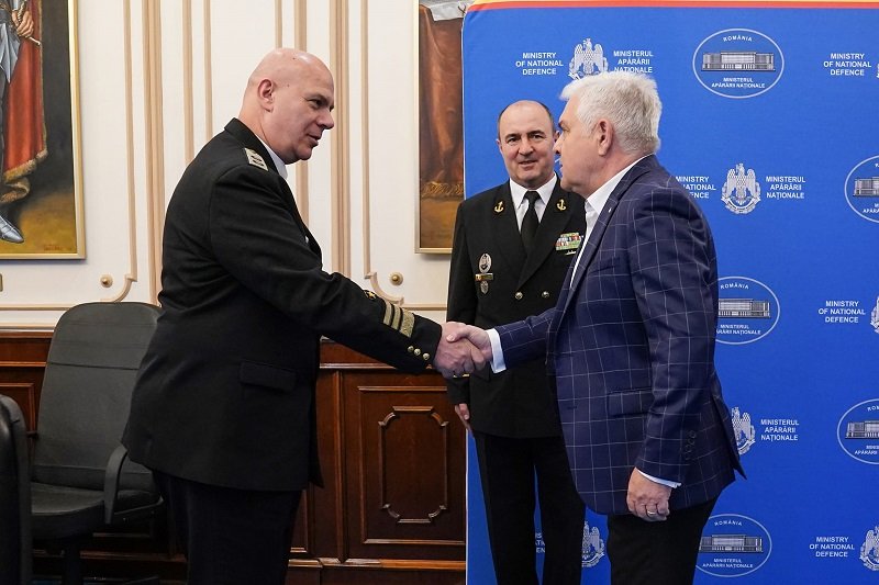 Vizita în România a șefului Forțelor Navale din Bulgaria