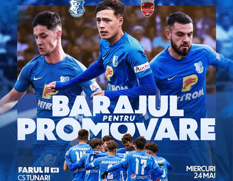 Farul Constanța II joacă astăzi barajul de promovare în Liga a II-a