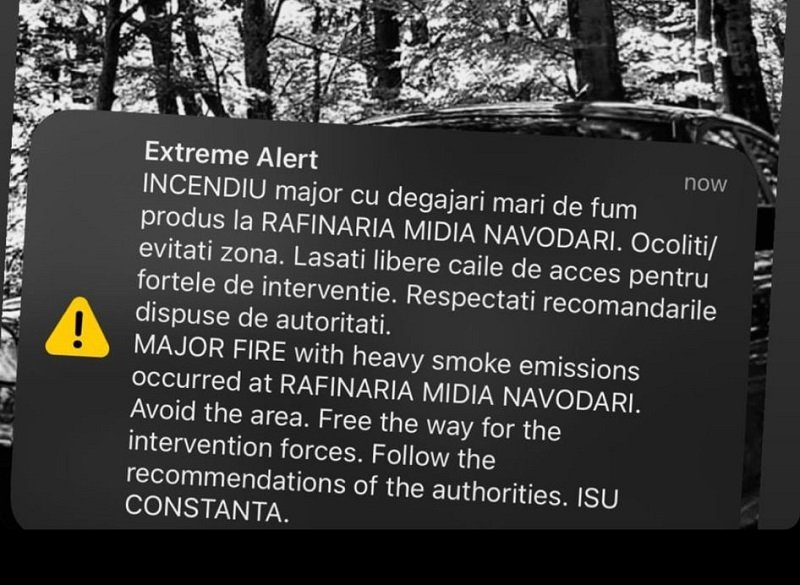 RO Alert în Mamaia și Năvodari: Autoritățile îndeamnă evitarea zonei Petromidia Năvodari