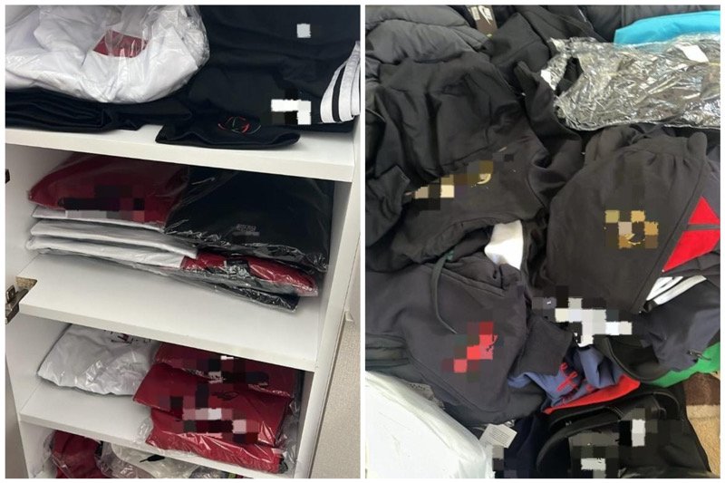 Percheziții la o persoană bănuită de comercializare de articole contrafăcute
