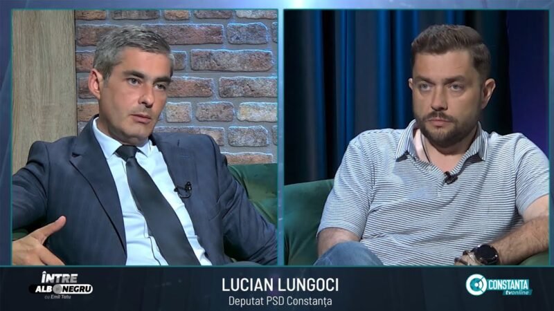 Lucian Lungoci, deputat PSD Constanța, la „Între alb și negru” cu Emil Tatu