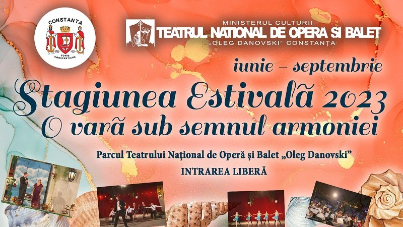 Stagiunea Estivală 2023, „O vară sub semnul armoniei”, continuă în această săptămână cu trei spectacole de muzică clasică