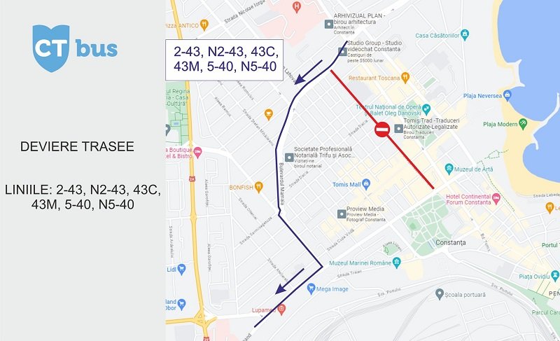 Atenție, călători! Mai multe autobuze circulă deviat pe sensul către Gara