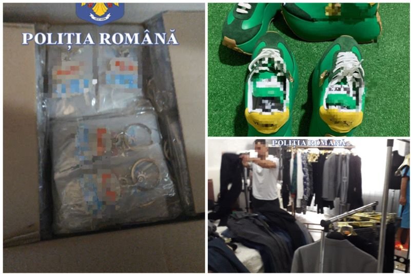 Percheziții într-un dosar penal având ca obiect săvârșirea infracțiunii de punere în circulație de mărfuri contrafăcute