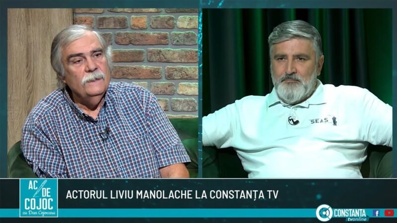 Actorul Liviu Manolache la Constanța TV, „Ac de cojoc” cu Dan Cojocaru