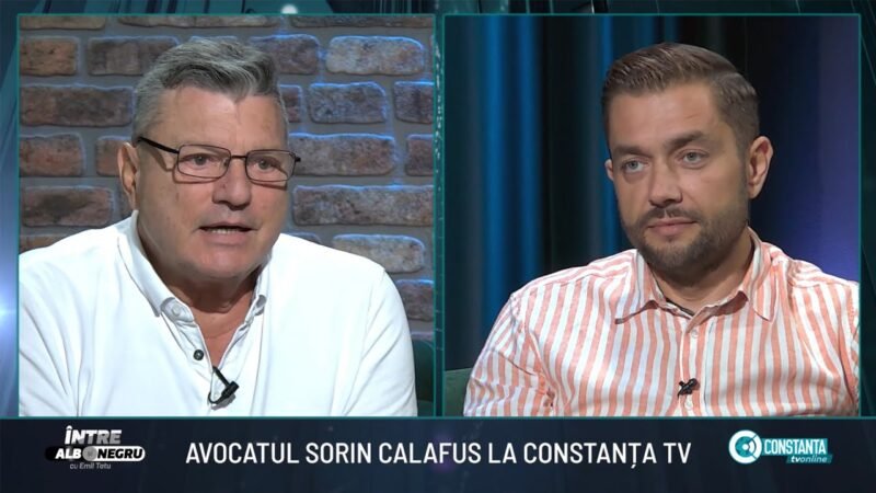Avocatul Sorin Calafus la „Între alb și negru” cu Emil Tatu