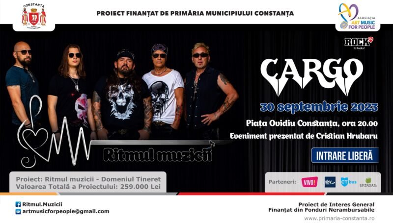 Concert de muzică rock în Piaţa Ovidiu. Intrarea este liberă