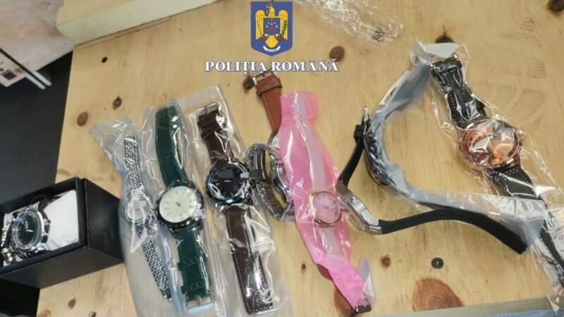 Aproape 7.000 de ceasuri de mână nedeclarate, găsite într-un container din Portul Constanța Sud