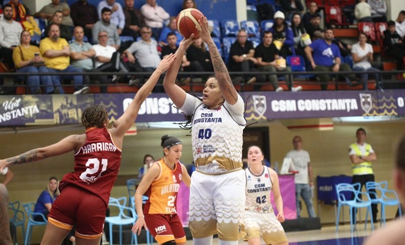 Echipa de baschet feminin CSM Constanţa, învinsă de formaţia turcă Galatasaray