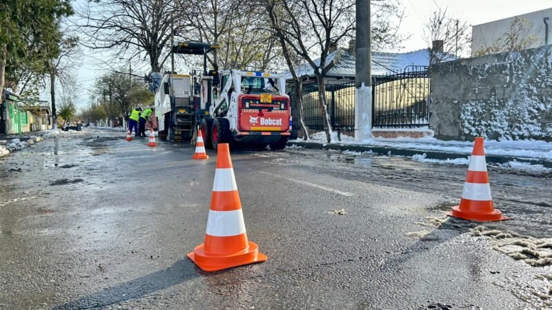 Atenţie, şoferi! Se reabilitează carosabilul pe strada Mureșului din cartierul Palas – traficul este restricţionat!