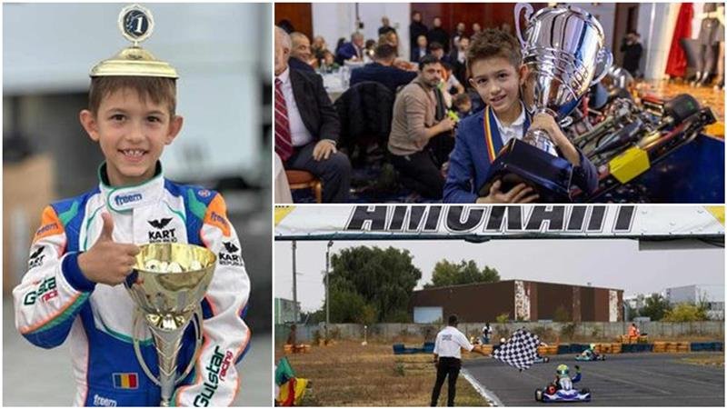 Constănțeni cu care ne mândrim. Adam Pîrvu, campion național la karting, la doar 9 ani: „Vreau să ajung în Formula 1”
