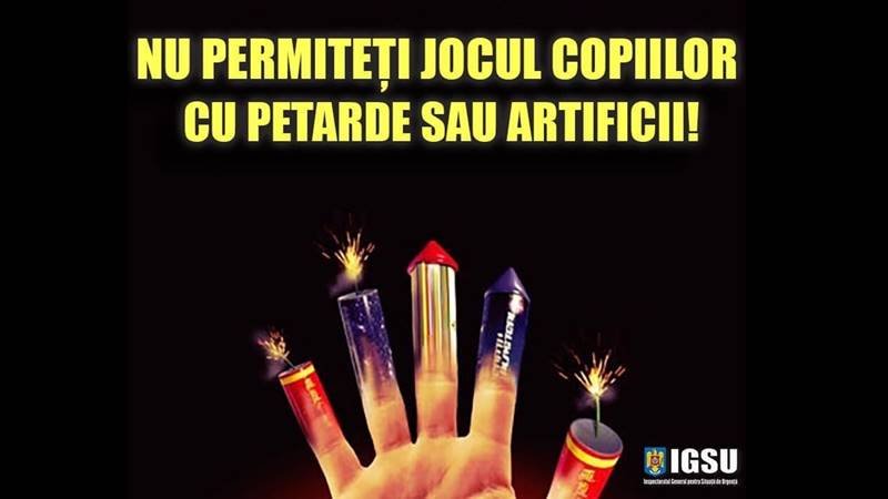 Artificiile și petardele, nelipsite în noaptea de Revelion. Recomandările pompierilor constănțeni pentru evitarea incendiilor provocate de acestea