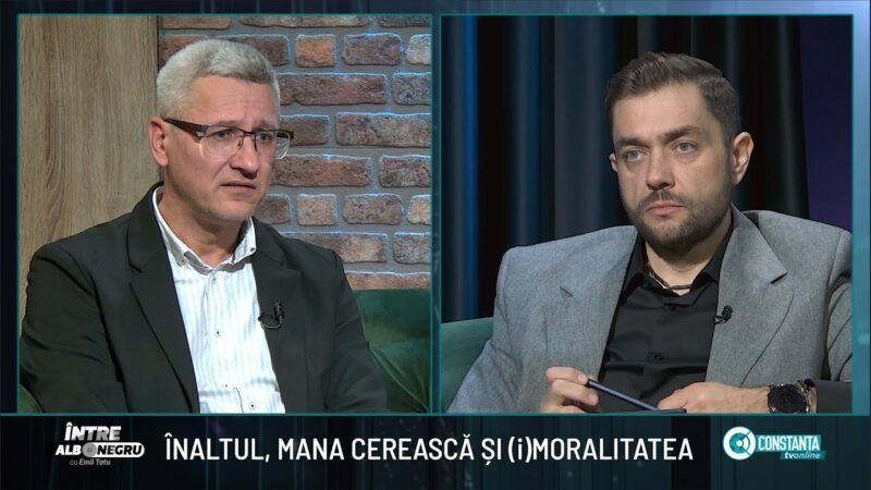 Înaltul, mana cerească și (i)moralitatea, „Între alb și negru” cu Emil Tatu