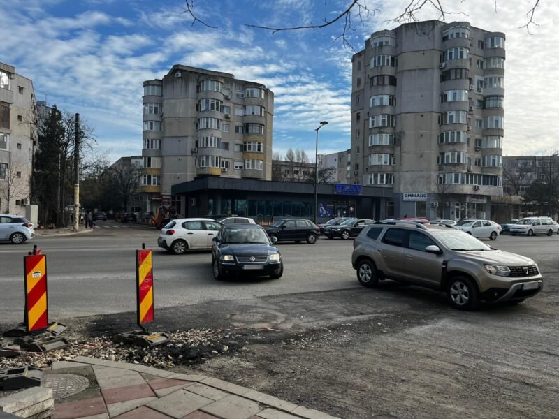 Primăria Constanţa: Restricții de circulație pe strada București, la intersecția cu b-dul 1 Decembrie 1918