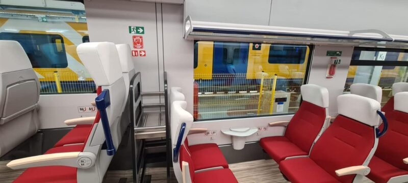 Primul tren electric produs de Alstom în Polonia pentru a fi livrat României a intrat în ţară. Va circula pe ruta București – Constanța