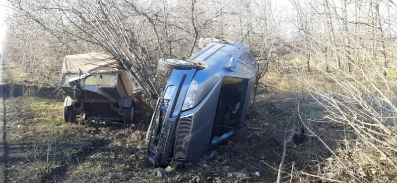 JUDEŢUL CONSTANŢA. Accident cu o maşină răsturnată – o persoană a fost rănită