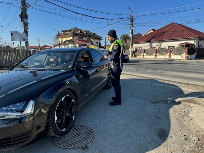 Acţiune a poliţiştilor rutieri în Constanţa şi pe DN 2A și DN 22. 32 de şoferi au rămas fără permis din cauza vitezei
