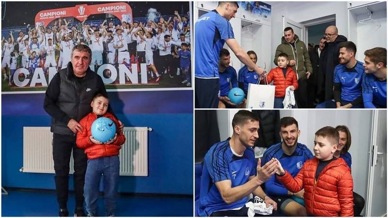 CONSTANȚA. Dumi, micuțul care a plâns la meciul dintre Farul și Dinamo, a avut parte de o surpriză din partea clubului constănțean