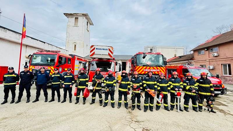 Salvatorii constănțeni, la bilanț. Comanda ISU Dobrogea a prezentat activitatea desfășurată în anul 2023