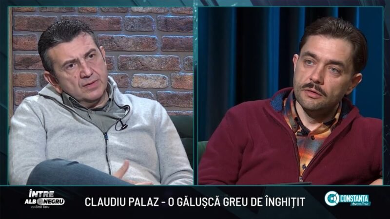 Claudiu Palaz – o gălușcă greu de înghițit, „Între alb și negru” cu Emil Tatu