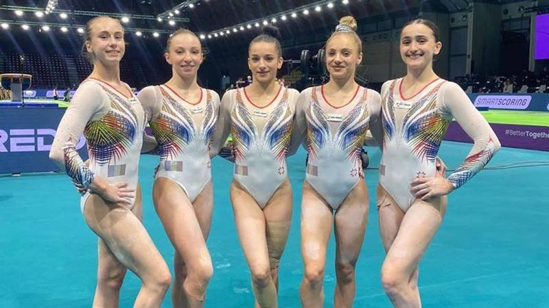 România, locul 4 în finala pe echipe de la Campionatul European de Gimnastică