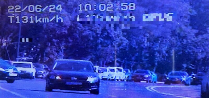 CONSTANŢA. Amendă de 3.300 de lei şi permisul reţinut pentru un şofer care circula cu 131 km/h pe bulevardul 1 Mai