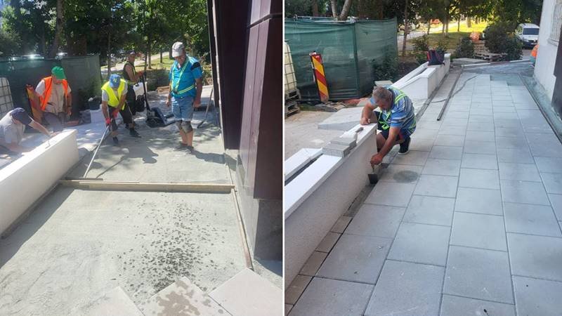 Primăria Constanța: Tot mai multe zone din jurul blocurilor sunt reabilitate