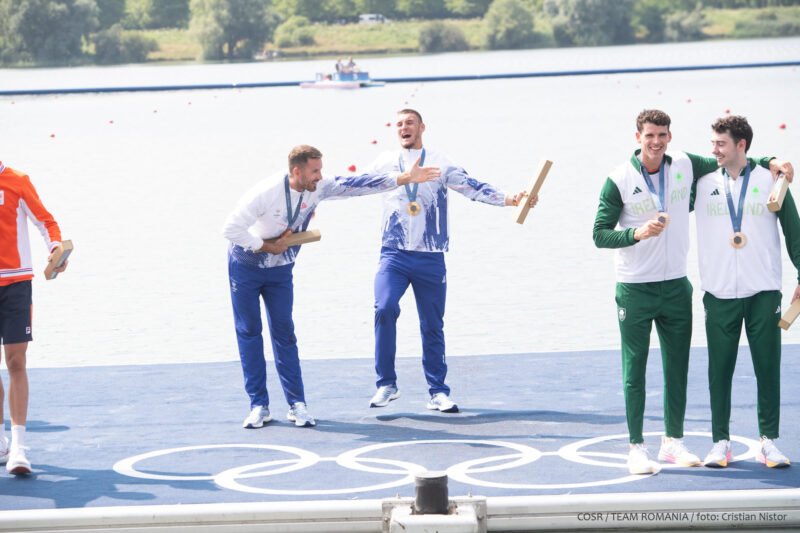 JOCURILE OLIMPICE. Auuuur pentru România – Marian Enache şi Andrei Cornea, campioni olimpici la dublu vâsle