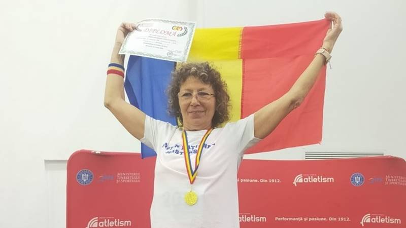 Atleta Coculeana Oltean de la CSM Constanța, vicecampioană mondială la Masters, la 67 de ani: „A demonstrat că performanța nu are vârstă!”